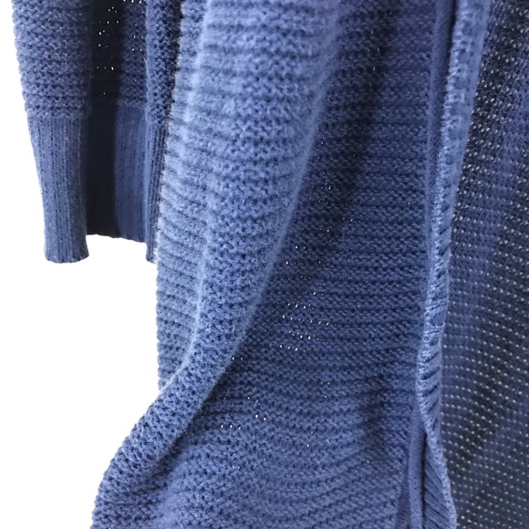 AEO Navy Duster Cardigan With Pockets Boho Indie - Picture 4 of 6